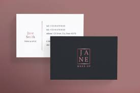 makeup artist business card graphic by