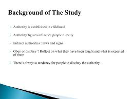 Ppt Background Of The Study Powerpoint Presentation Id