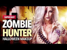 zombie hunter makeup and costume idea