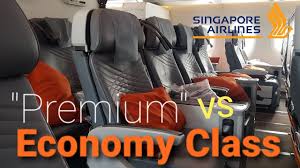 singapore airlines premium economy vs