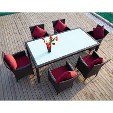 6 Seater Outdoor Dining Table Set