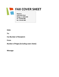 29 Free Printable Fax Cover Sheet Templates