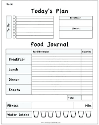 Free Printable Workout Log And Blank Template Journal Excel Fitness