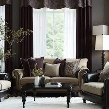 color curtains go well with brown sofa