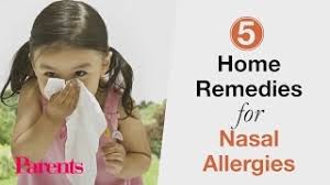 5 home remes for nasal allergies