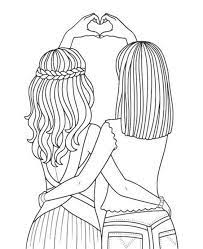 print best friend coloring pages tulamama