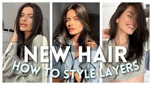 new hair how to style layers you