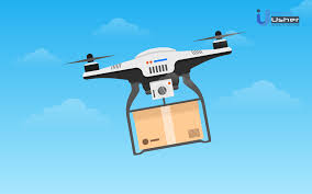 a drone courier delivery business