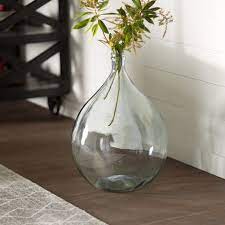 glass floor vase vases decor glass vase