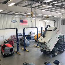 parking lot garage sweeping machines