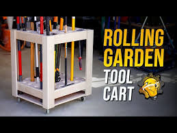 Rolling Garden Tool Storage Cart