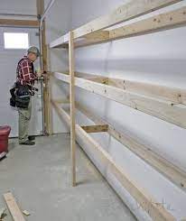 Garage Makeover With Diy Shelving