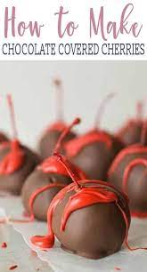 chocolate covered cherries recipe old