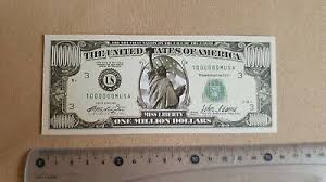 See 1 million dollar bill stock video clips. 1 Million Dollar Bill Banknote Fake Ebay