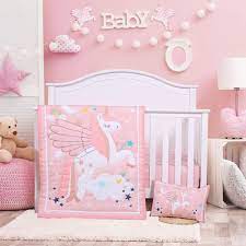 Crib Bedding Set For Girls Pink Baby