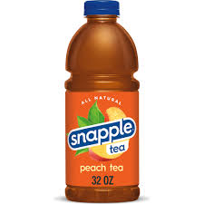 snapple peach tea 32 fl oz bottle
