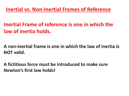 ppt inertial and non inertial frames