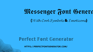 fb messenger font generator