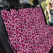 Seat Cover In 2023 Pink Leopard Print