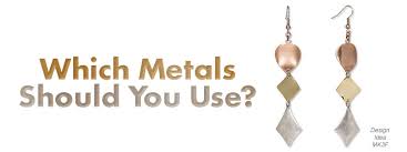 jewelry making article which metals
