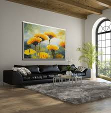 Flower Wall Art Living Room Wall Art