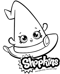 Coloring pictures fir grassland animals. Shopkins Halloween Hat Coloring Page