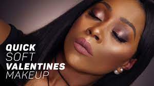easy quick soft valentines day makeup