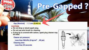Do You Gap Iridium Spark Plugs