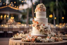 premium ai image a wedding cake with