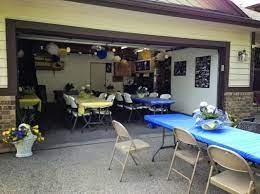 decorate garage for graduation party