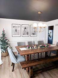 merry and bright dining table decor