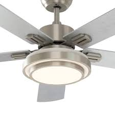 brushed nickel silver ceiling fan