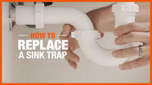 how to replace a sink trap plumbing