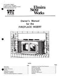 Elmira Stove Works Fireplace Owner S