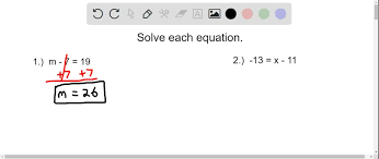 Solve 1 Step Equations Example 2