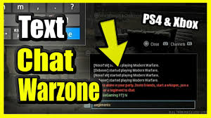 fast way to use text chat in call of
