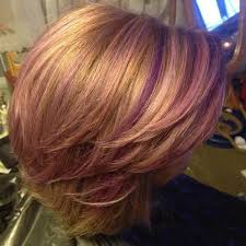 Purple highlights in blonde hair will bring out the fun, experimental side of your personality, and because it's just a peekabo, it is suitable for any lifestyle. 21 Cool Stylish Purple Highlighted Hair Ideas Purple Hairstyles Hairstyles Weekly