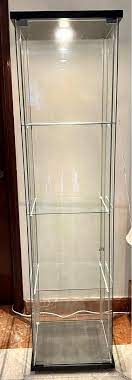 Ikea Detolf Glass Cabinet With Light