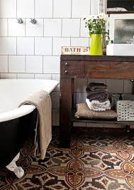 patterned bathroom floor tile atticmag