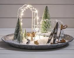 Light Up Winter Garden Snow Scene Set For Christmas