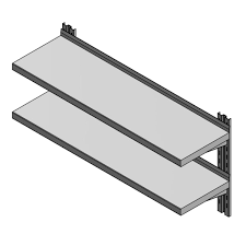 Stainless Steel Adjustable Wall Shelf