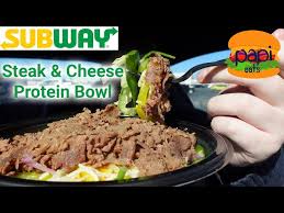 new subway protein bowls steak