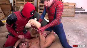 Spiderman and deadpool gay porn