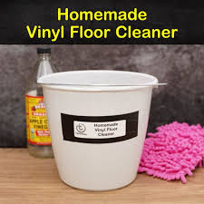 homemade vinyl floor cleaner recipes