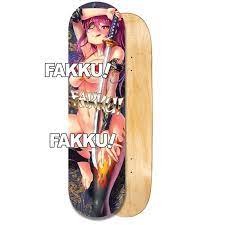 Fakku Bosshi x FAKKU Longboard Skateboard 8.5 inch Skate board | eBay
