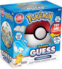 Amazon.com: Pokemon Trainer Guess Legacy's Edition Toy, I Will Guess It!  Electronic Voice Recognition Guessing Brain Game Pokemon Go Digital Travel  Board Games Toys : Toys & Games
