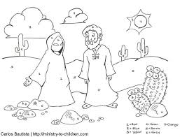 388 bible activity sheets are collected for any of your needs. Jesus Overcomes Temptations Coloring Pages Free Printables