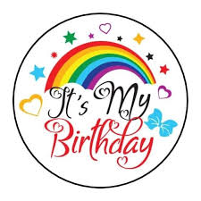48 Happy Birthday “It's My Birthday” Labels Stickers Party Favor 1.67”  Seals NEW | eBay