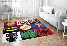 marvel superhero area rug fluffy rug
