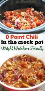 0 point chili in the crock pot mess